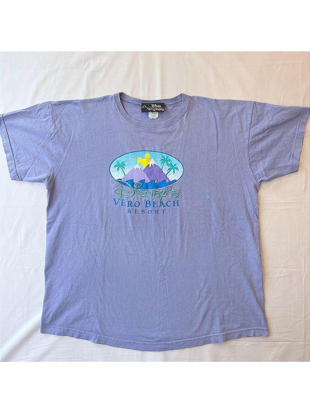 VTG 90s Disney Originals Vero Beach Resort T-Shirt Periwinkle Opening Era XL